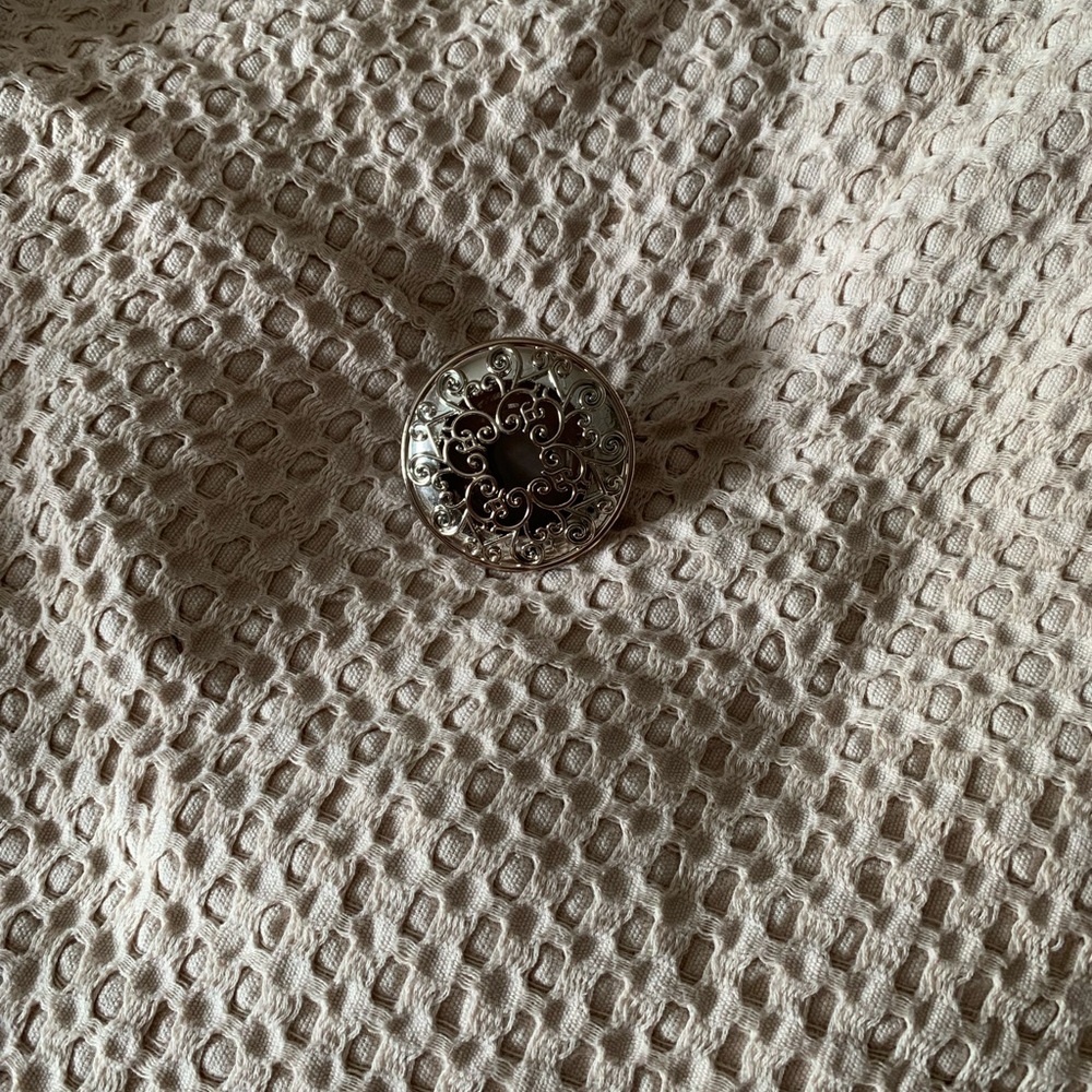 Bath & Body Works Silver Filigree Car Scent Vent Clip